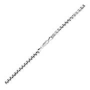Bids.com 5.2mm Sterling Silver Rhodium Plated Round Box Chain Necklaces