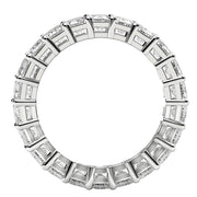 Bids.com Emerald Cut Lab Grown Diamond Eternity Ring in 14k White Gold (6 cttw FG/VS2) Rings