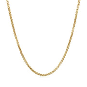 Bids.com 14k Yellow Gold Solid Round Box Chain 1.6 mm Necklaces