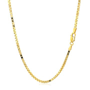 Bids.com 1.6mm 14K Yellow Gold Classic Box Chain Necklaces