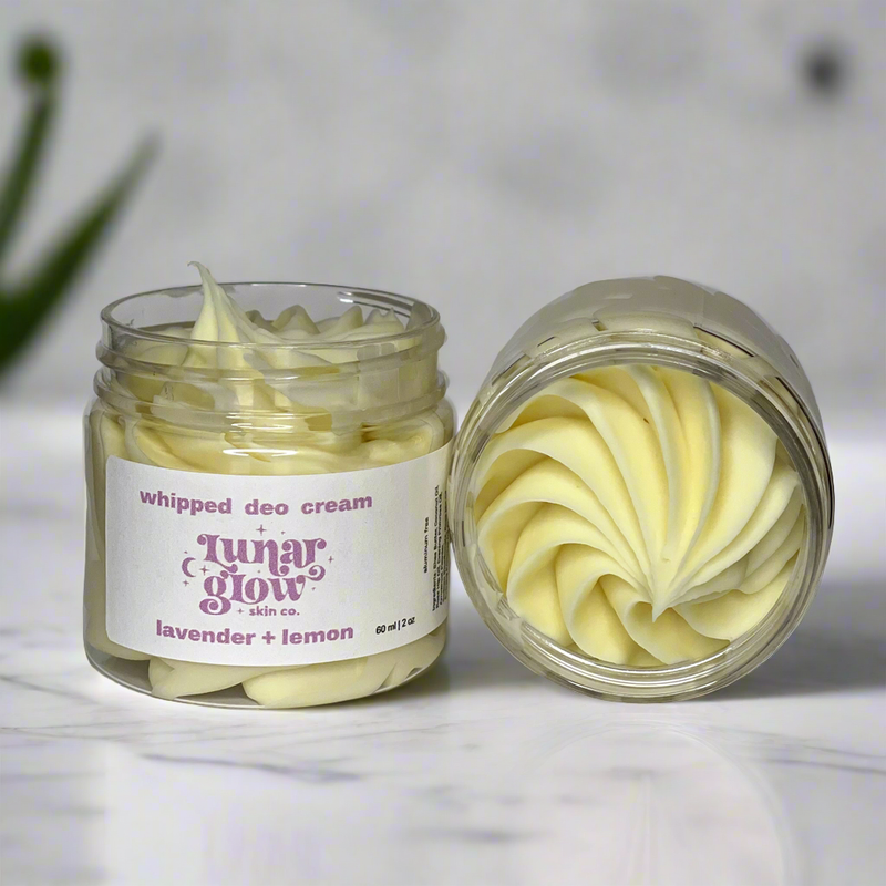 Lunar Glow Skin Co. Lavender+Lemon Whipped Deo Cream Skincare