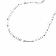 Bids.com 14k White Gold Wire Paperclip Chain (2.7mm) Necklaces