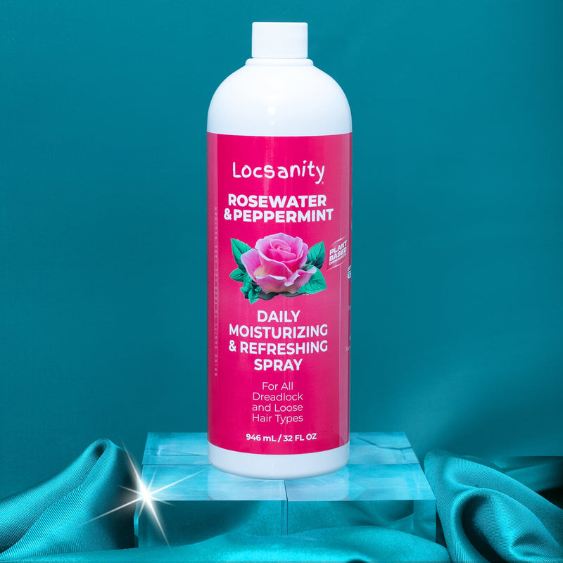 Locsanity Rosewater and Peppermint Daily Moisturizing/Refreshing Spray Locking & Tightening & Moisturizing