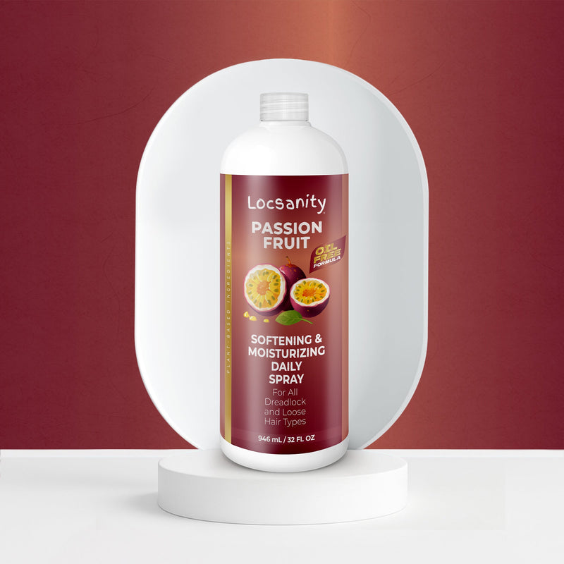 Locsanity Locsanity Passion Fruit Softening and Moisturizing Daily Spray for Locs, Dreadlocks, Sisterlock, Microlock, Locs, Oil-Free Hair Scalp Moisturizer Locking & Tightening & Moisturizing