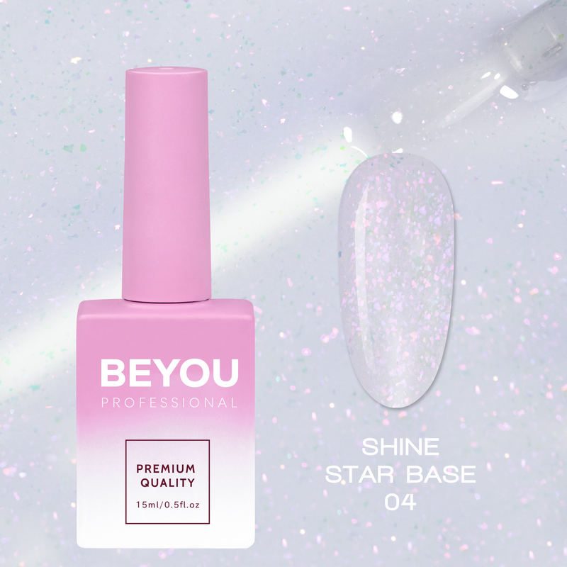nbmsupply BEYOU Professional Shine Star Base 04 15ml