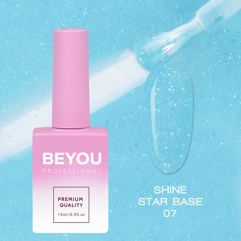 nbmsupply BEYOU Professional Shine Star Base 07 15ml
