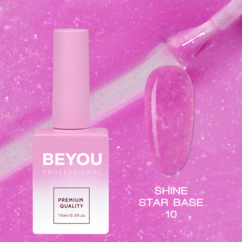 nbmsupply BEYOU Professional Shine Star Base 10 15ml
