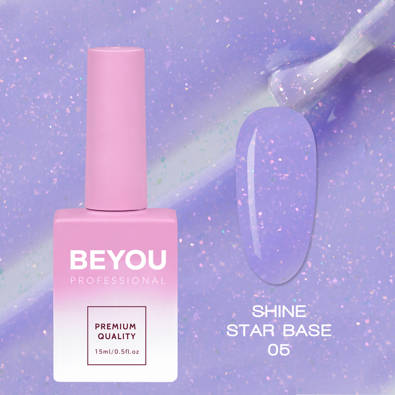 nbmsupply BEYOU Professional Shine Star Base 05 15ml