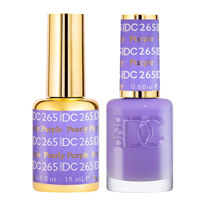 DND DC - Pearly Purple #265- DC Gel Duo 1.2oz