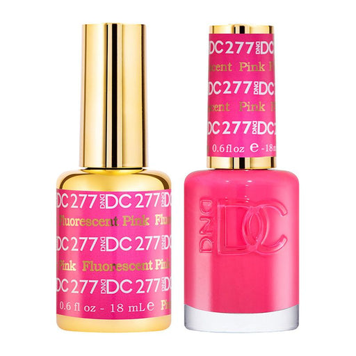 DND DC - Fluorescent Pink #277- DC Gel Duo 0.5oz