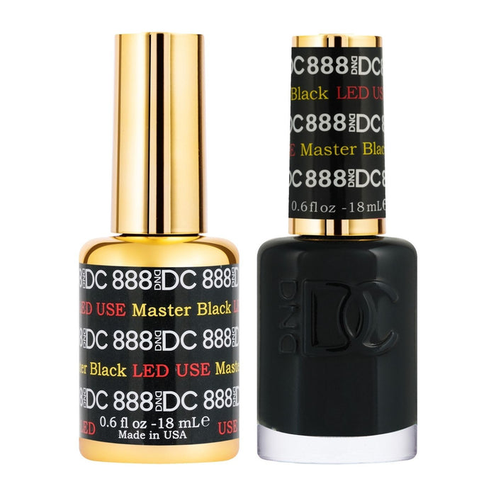 DND DC - Master Black #888 - DC Gel Duo 0.6oz