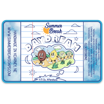 Summer Break Soaps Summer Break Soaps Daydream Aftershave 4oz Aftershave