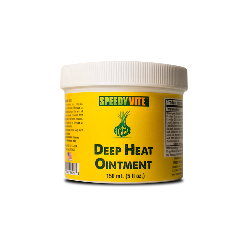 SpeedyVite® Deep Heat Muscle Ointment* (5 oz) | Warming Menthol, Arnica & Cayenne | SpeedyVite® - FREE SHIPPING Topical