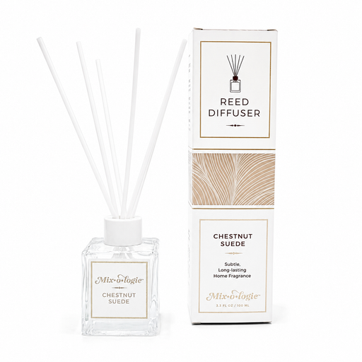 MIXOLOGIE Mixologie Chestnut Suede Home Products White Smoke Luxe Room Spray,Reed Diffuser