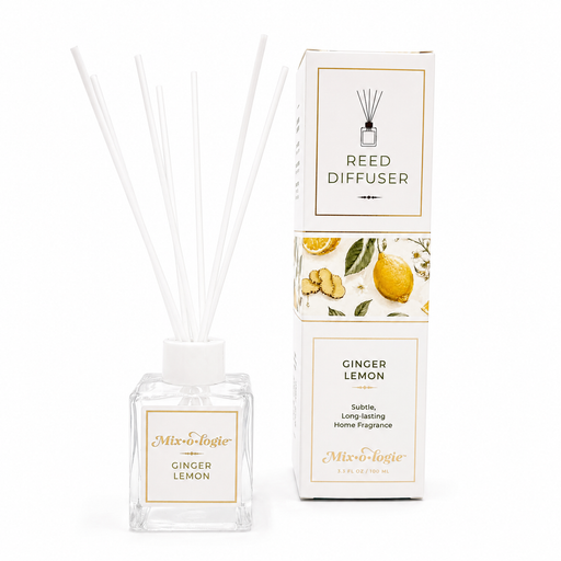 MIXOLOGIE Mixologie Ginger Lemon Home Products White Smoke Luxe Room Spray,Reed Diffuser