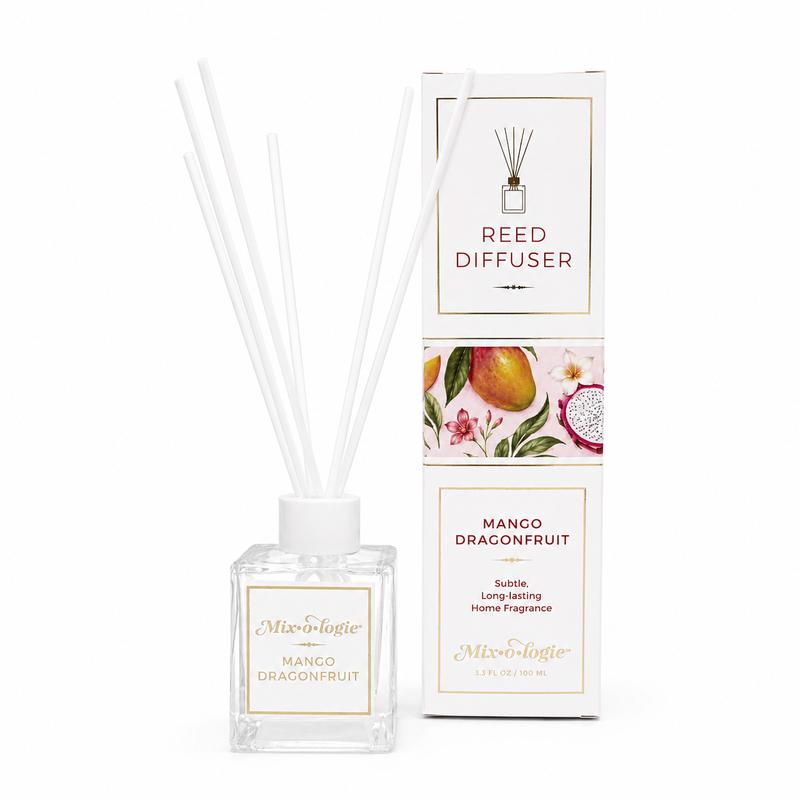 MIXOLOGIE Mixologie Mango Dragonfruit Home Products White Smoke Luxe Room Spray,Reed Diffuser