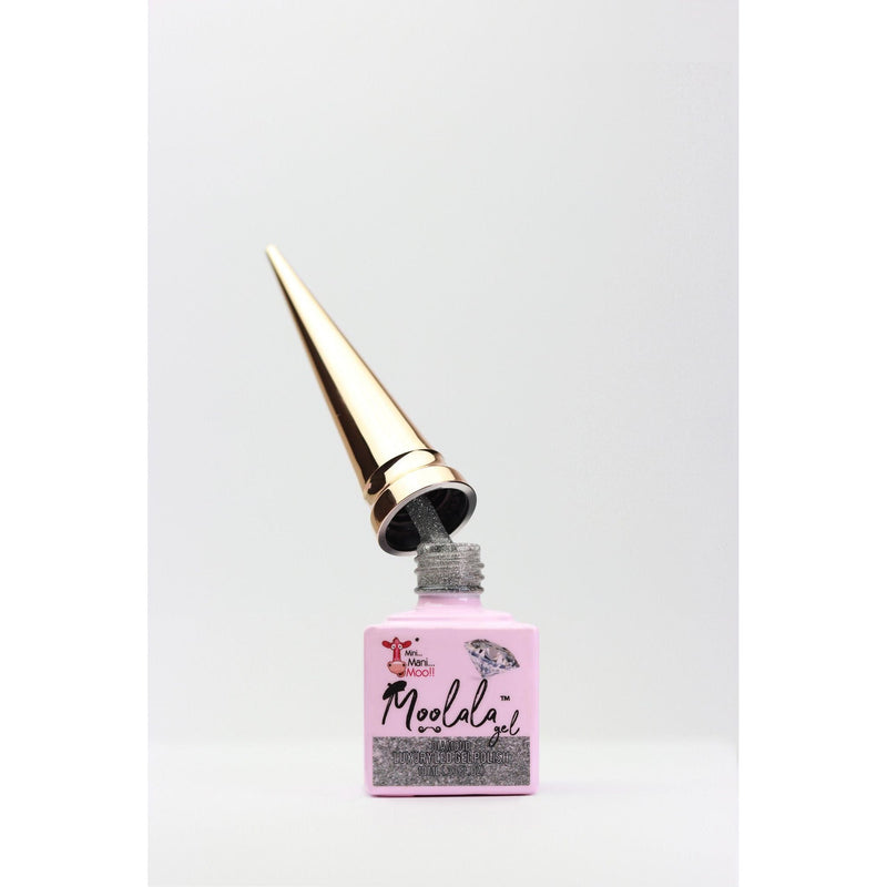 minimanimoo Moolala™ Diamond Luxury Gel Polish - D01 Silver
