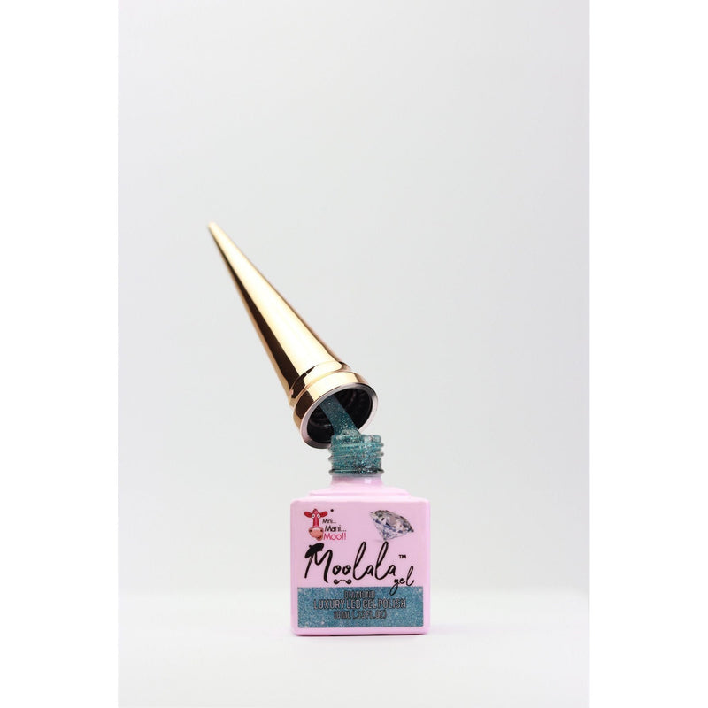 minimanimoo Moolala™ Diamond Luxury Gel Polish - D06 Sky Blue