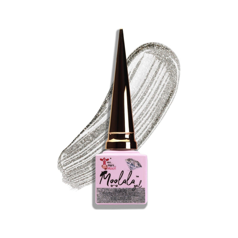 minimanimoo Moolala™ Diamond Luxury Gel Polish - D01 Silver