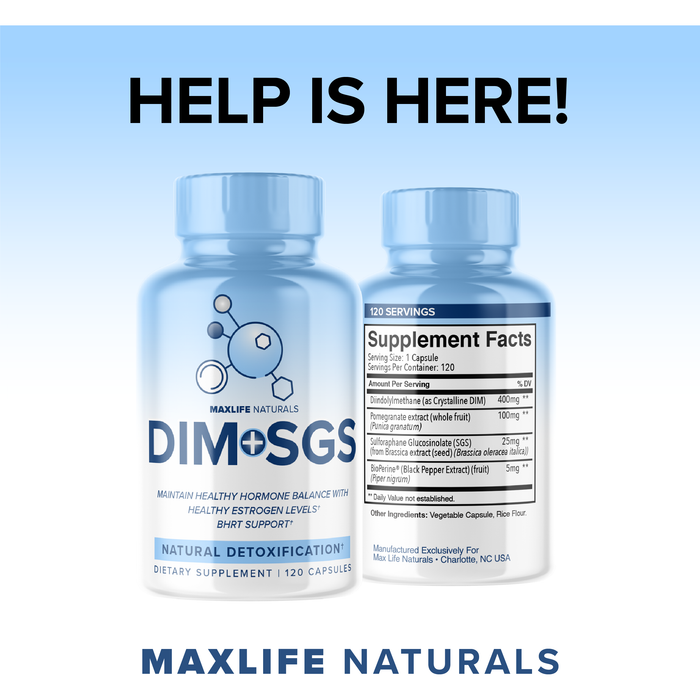 DIM+SGS  Natural Estrogen Support - 120 Caps