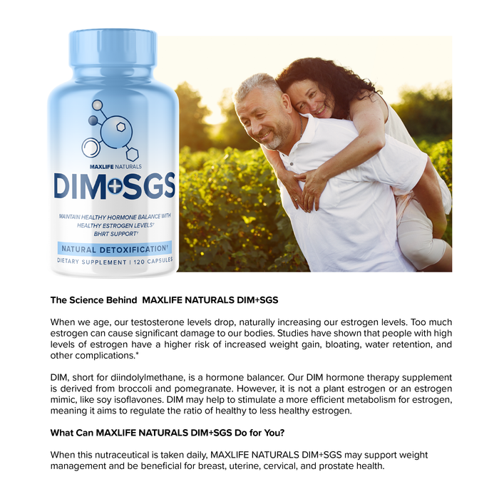 DIM+SGS  Natural Estrogen Support - 120 Caps