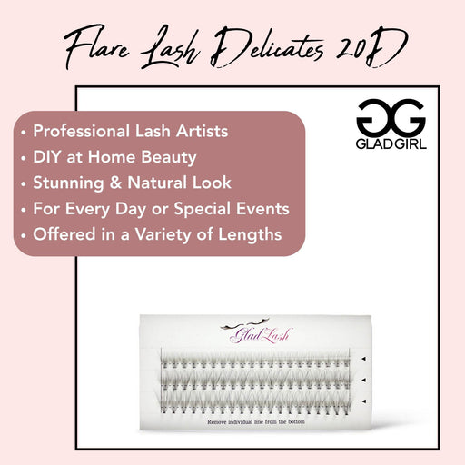 GladGirl Flare Lash Delicates 20D Eyelashes