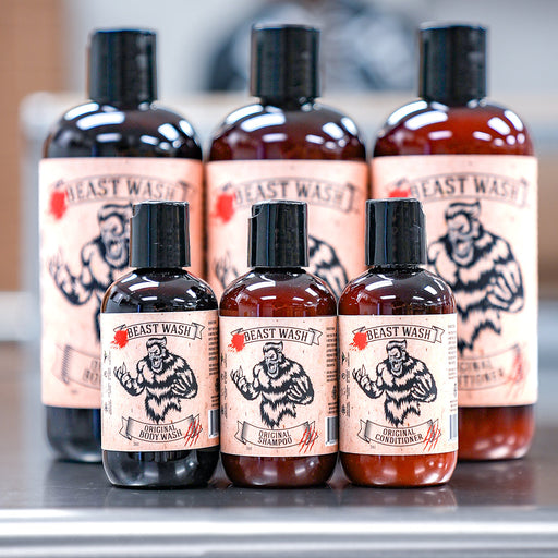 Johnny Slicks 3oz Shampoo, Conditioner and Body Wash Kit