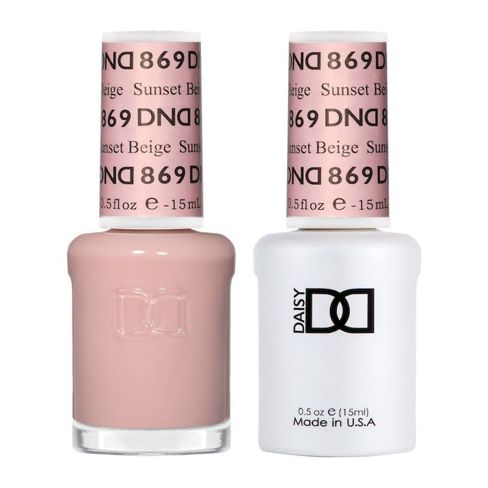 DND - Sunset Beige #869 - DND Gel Duo