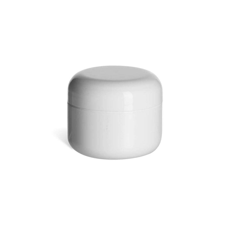 Nakpunar 1 oz Double Wall Plastic Jar with Lid (Case of 144) Medical Supplies