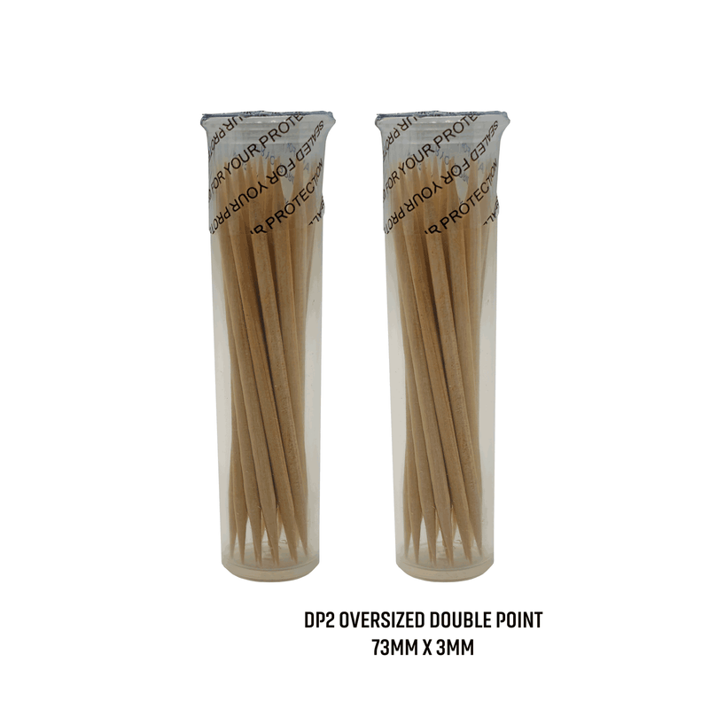36 Qty Unflavored Birchwood Toothpicks in Plastic Tubes