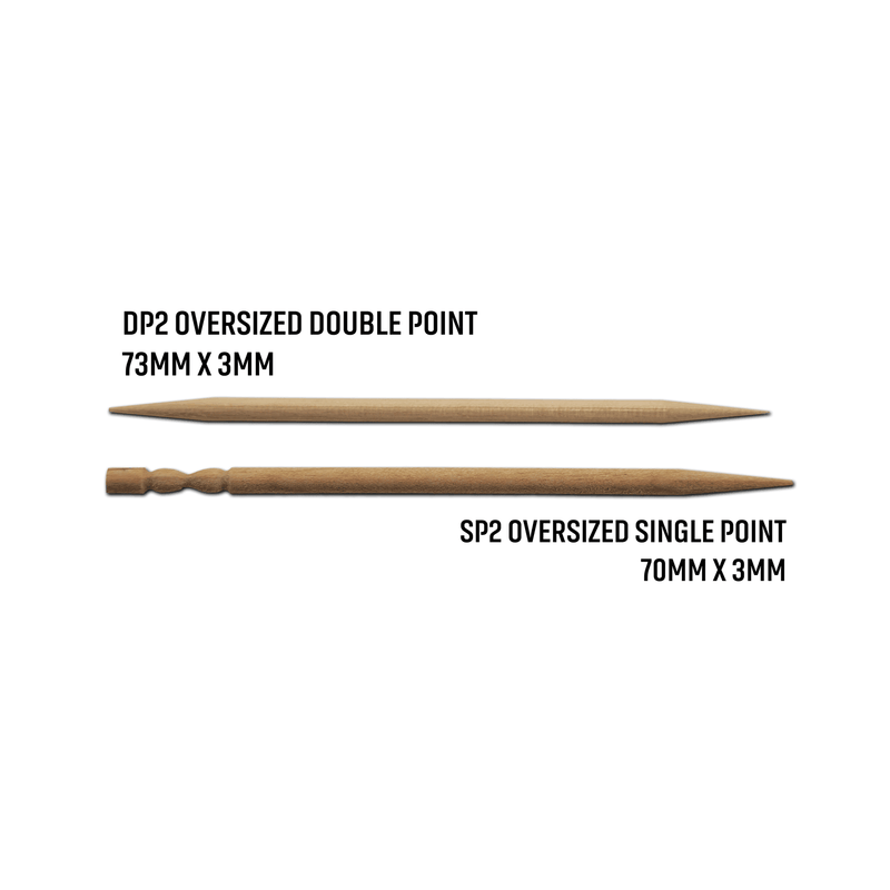 36 Qty Unflavored Birchwood Toothpicks in Plastic Tubes