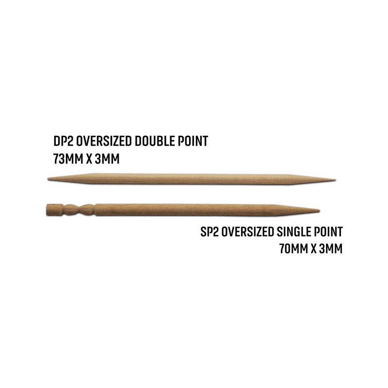 36 Qty Unflavored Birchwood Toothpicks in Plastic Tubes