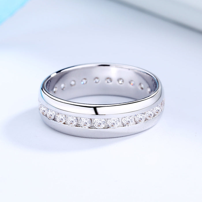 Channel Band with crystals from Swarovski