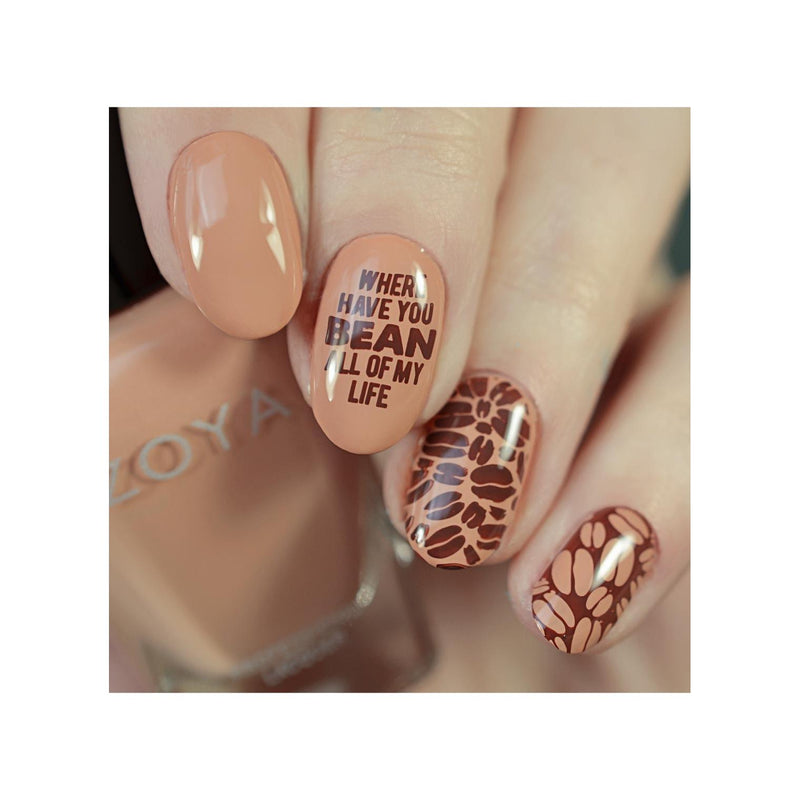 UberChic Beauty Better With Coffee Stamping Plate
