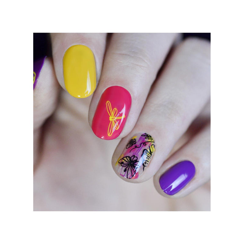 UberChic Beauty Whimsical By Nature-01 Stamping Plate