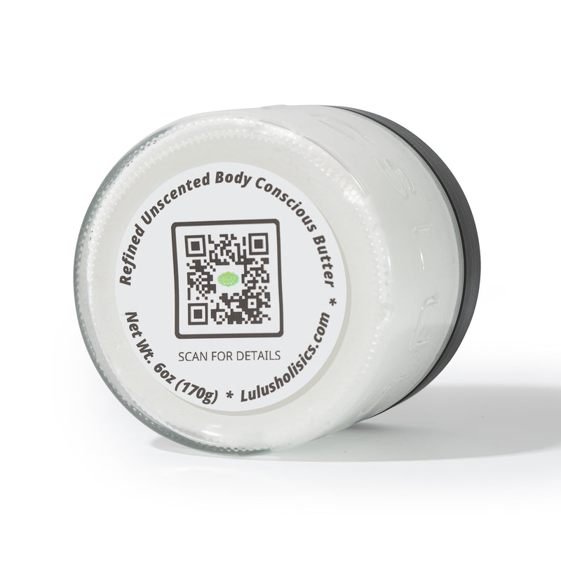 Lulu’s Holistics Refined Unscented Whipped Body Butter – Gentle, Everyday Hydration Lotion & Moisturizer