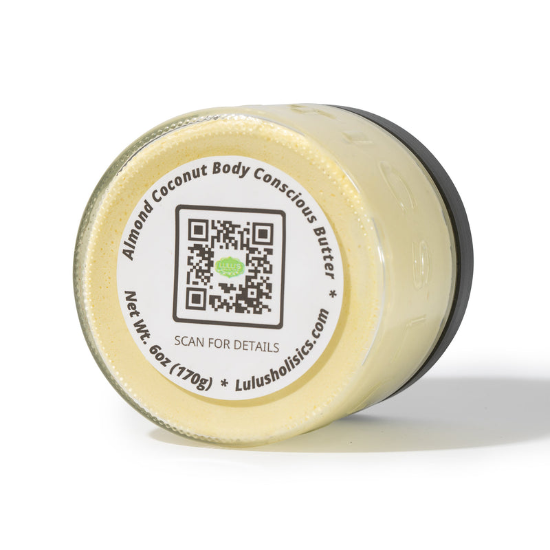 Lulu’s Holistics Original Almond Coconut Whipped Body Butter – Deep Moisture & Skin Comfort Lotion & Moisturizer