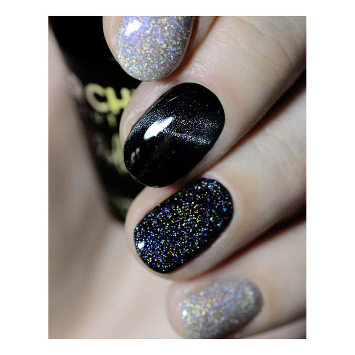 Uberchic Beauty Chasing Lightning   Holo Cats Eye Gel Polish