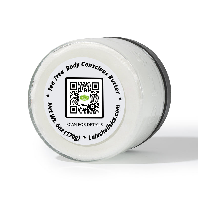 Lulu’s Holistics Tea Tree Whipped Body Butter – Clarifying Moisture & Soft Skin Lotion & Moisturizer
