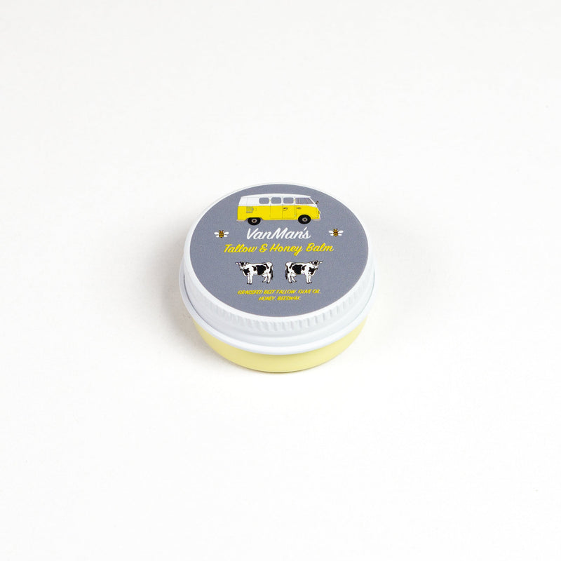 VanMan VanMan Tiny's Skincare White Smoke *No Essential Oils* Tallow and Honey Balm