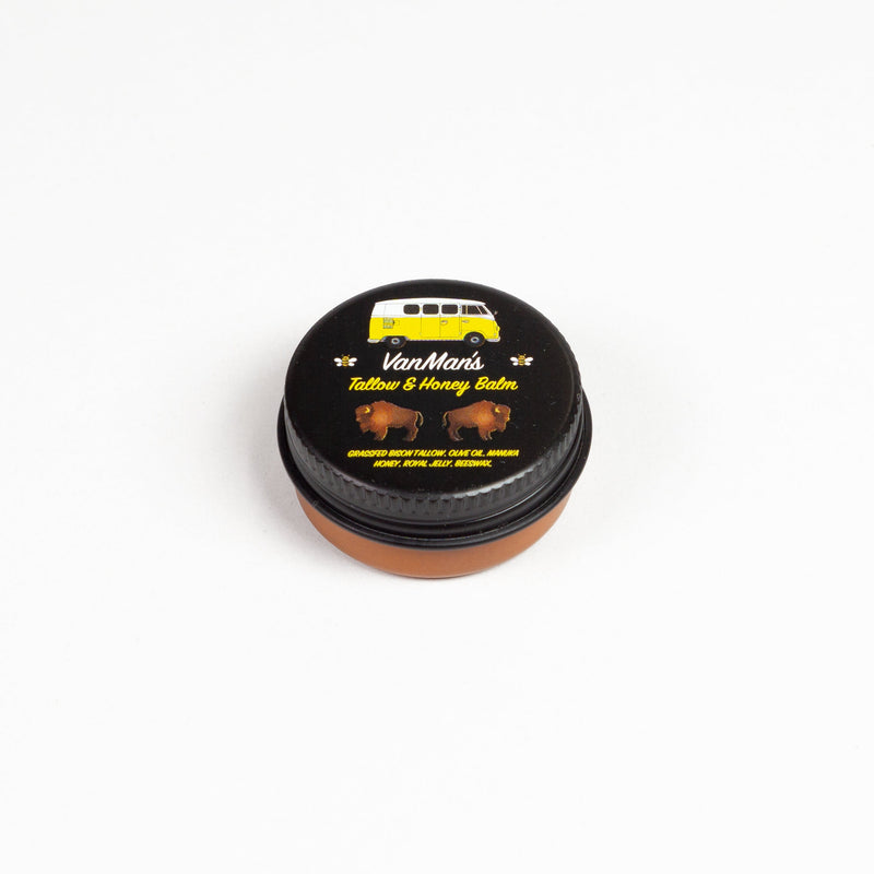 VanMan VanMan Tiny's Skincare White Smoke *No Essential Oils* Bison Tallow and Honey Balm