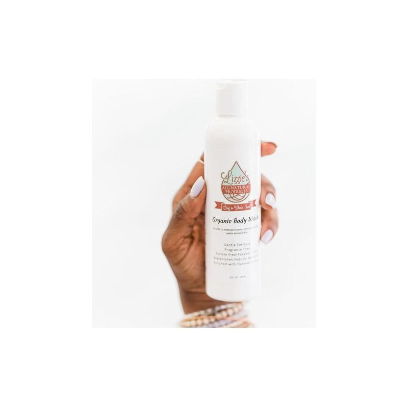 Lizzie's All-natural Products Organic Unscented Body Wash for Eczema