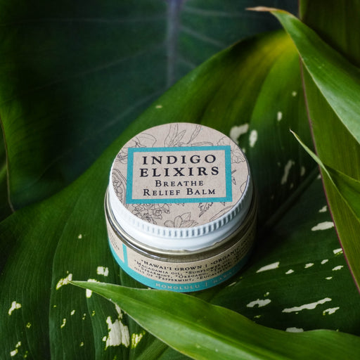 INDIGO ELIXIRS BREATHE RELIEF Respiratory Balm Herbal Salve