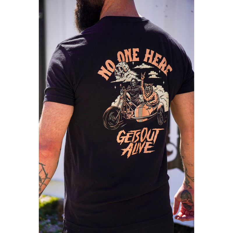Johnny Slicks No one here gets out alive T-shirt Shirt