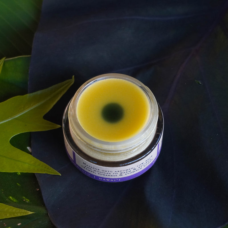 INDIGO ELIXIRS Blue Moon Balm | for Cramps & Aches Balm Black 0.75 oz jar,2 oz jar