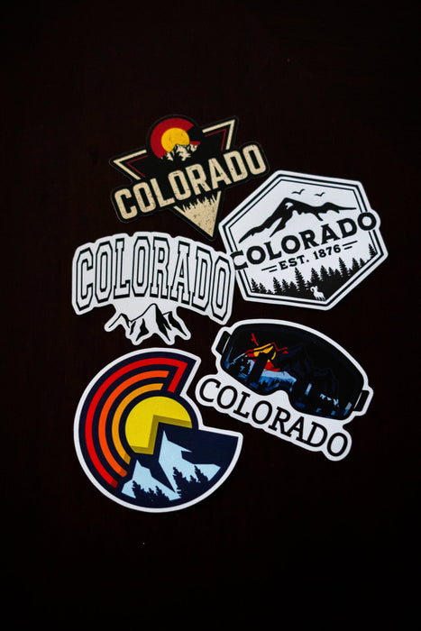 Colorado Ski Mask Sticker