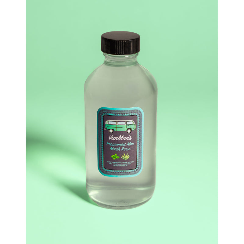 VanMan VanMan's Peppermint Aloe Mouth Rinse - 8 oz