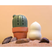 Profusion Cosmetics Desert Sage | Blend & Wander Makeup Sponge with Cactus Case Makeup Brushes