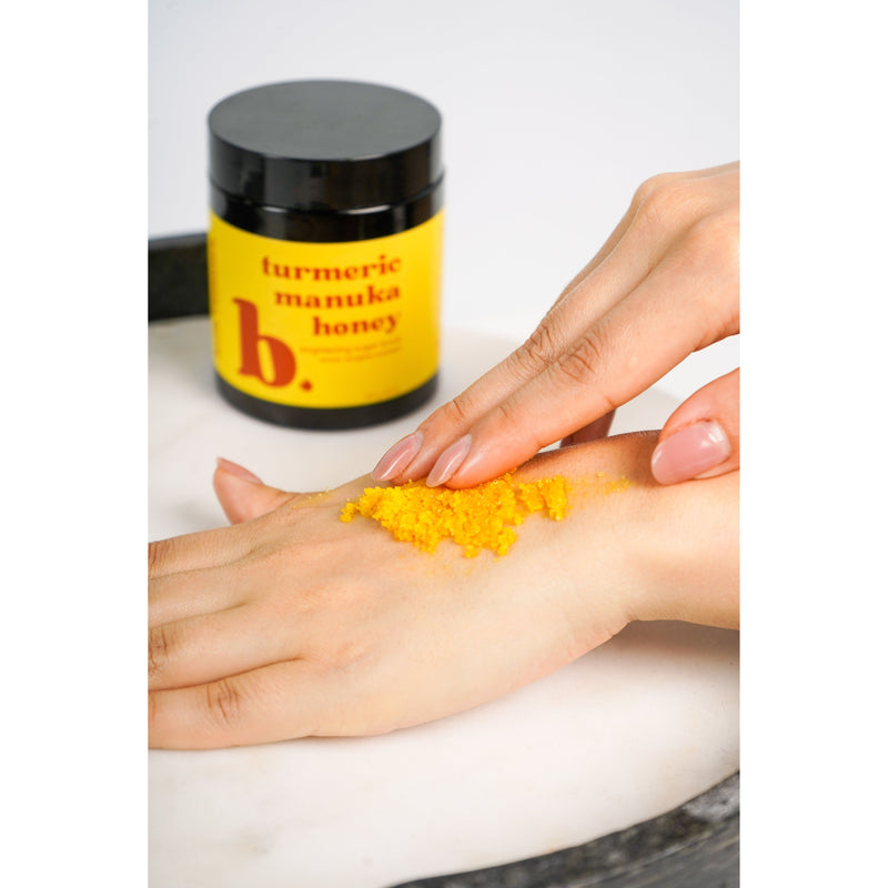 Bath Romance turmeric + mānuka honey sugar scrub - iconic sunglow scent