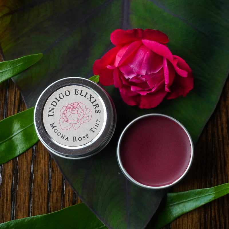INDIGO ELIXIRS MOCHA ROSE Lip & Cheek Tint Lip Balm